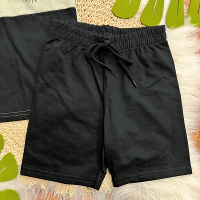 Conj. Camiseta Take It Easy e Bermuda - Verde e Preto